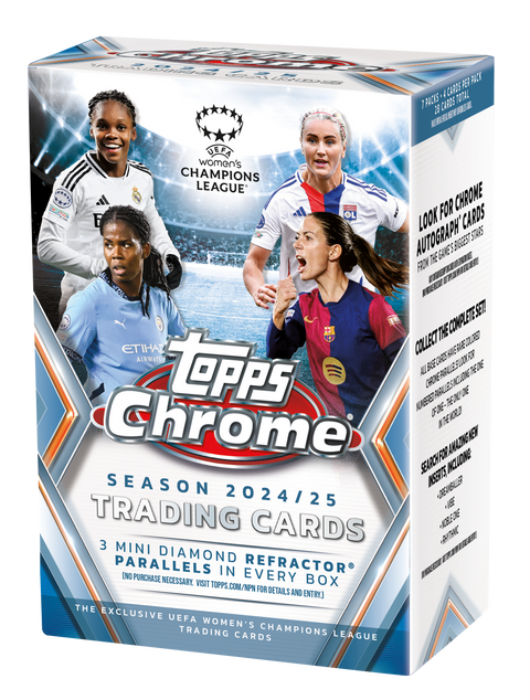 2024-25 Topps Chrome UEFA Women's Champions League - Blaster Box