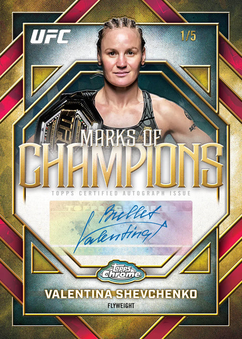 2026 Topps Chrome Sapphire UFC - Hobby Box