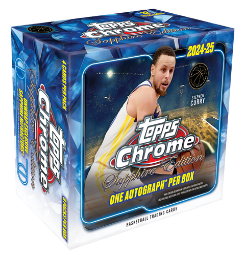 2024-25 Topps Chrome Basketball - Sapphire Edition - Hobby Box
