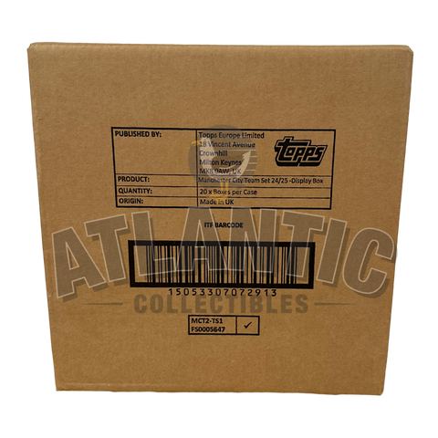 2024-25 Topps Manchester City FC Team Set Box