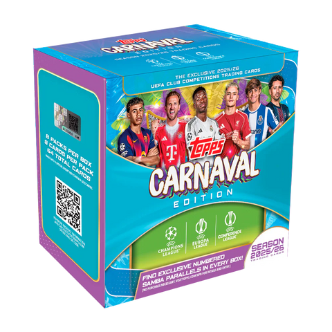 2025-26 Topps UEFA Club Competitions Carnaval Hobby Box