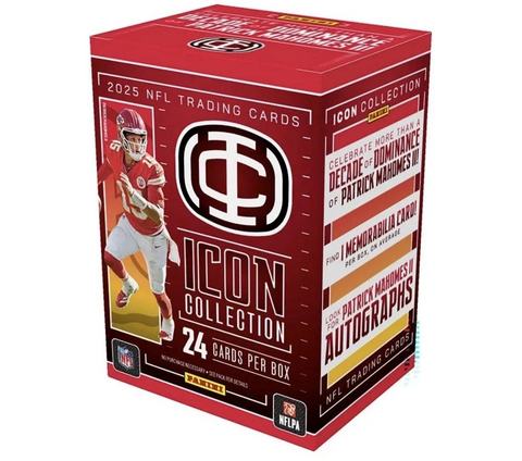 2025 Panini Mahomes Icon Collection Football Blaster Box