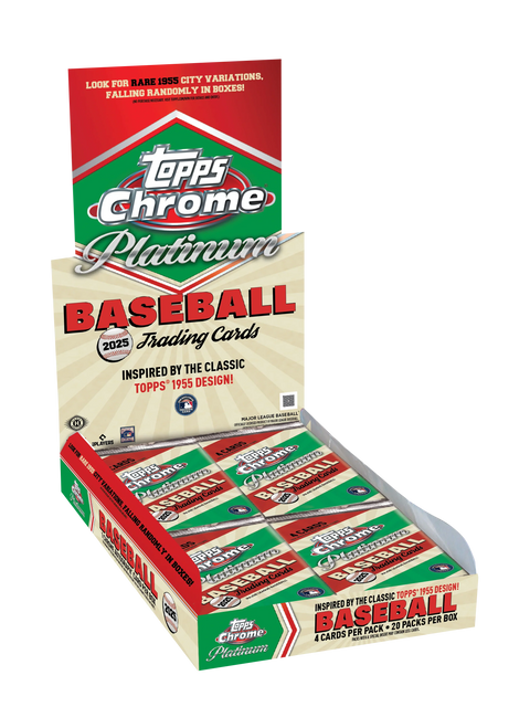 2025 Topps Chrome Platinum Baseball Hobby Box