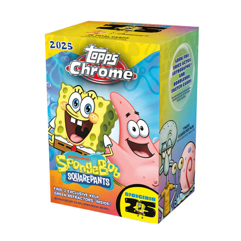 2025 Topps Chrome SpongeBob 25th Anniversary - Blaster Box
