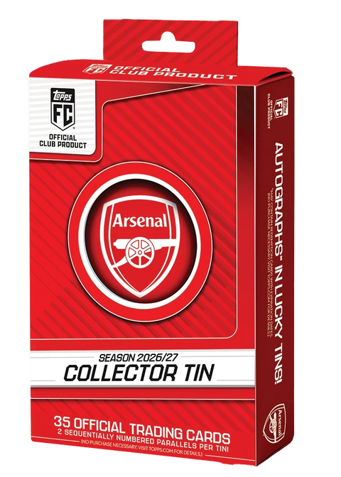 2026-27 Topps Arsenal Collector Tin