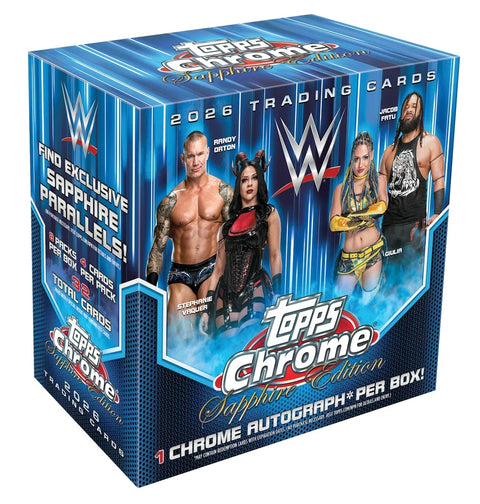 2026 Topps Chrome WWE Sapphire - Hobby Box