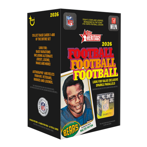 2026 Topps Heritage Football - Value Box