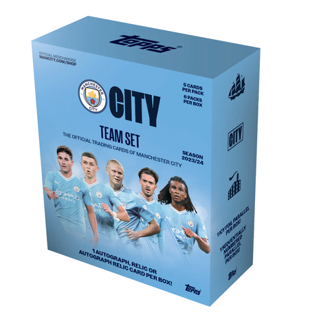 2023-24 Topps Manchester City FC Official Team Set