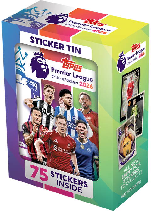 Premier League Stickers 2026 - Sticker Tin
