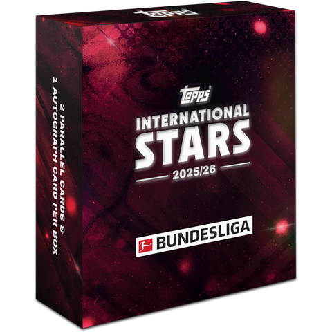 2025-26 Topps Bundesliga International Stars Hobby Box